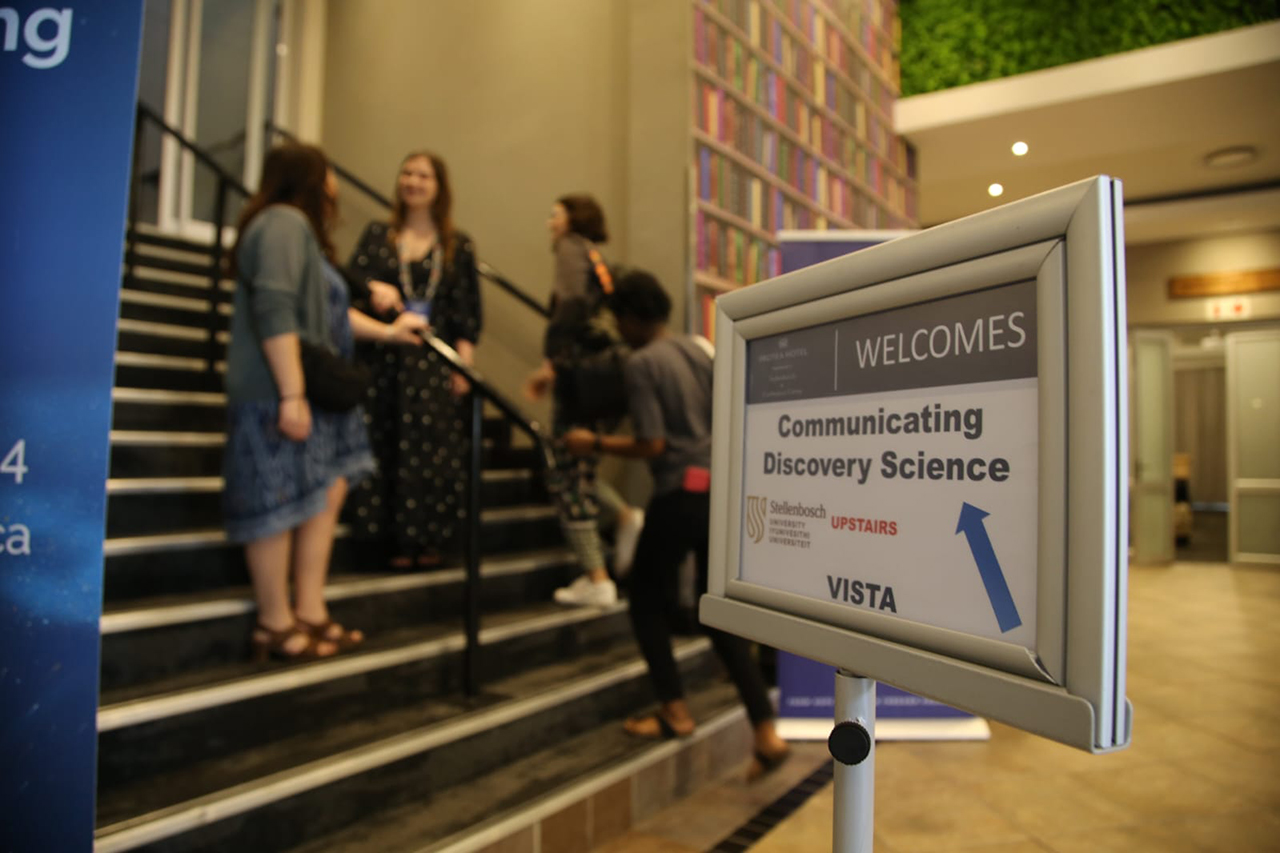 Excitement builds as delegates arrive at the Communicating Discovery Science Symposium, ready to share, learn, and collaborate in beautiful Stellenbosch. The first day promises insightful discussions and new connections in the world of foundational science communication.