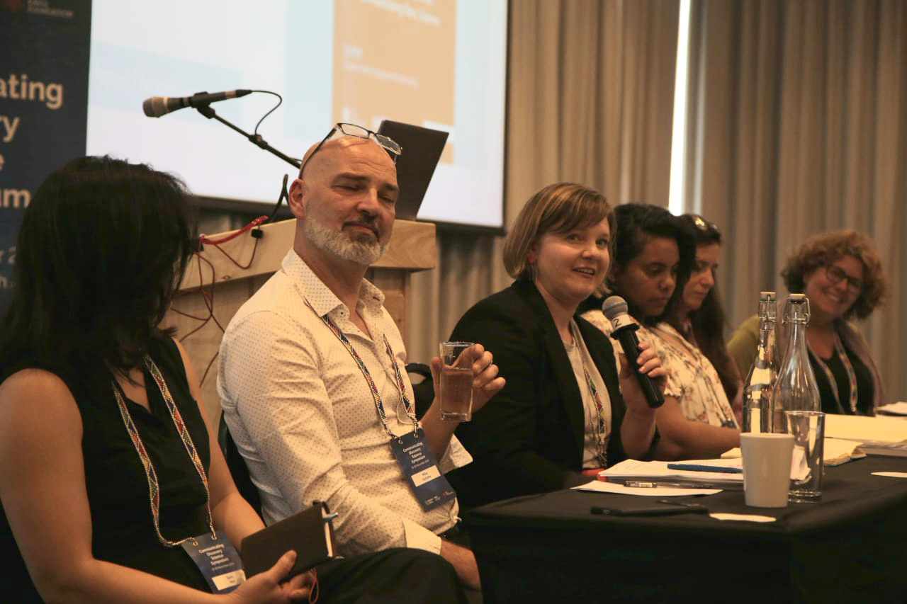 Allison Eckhardt (Department of Energy, USA) addressed a question during the session "The SciPEP Journey to Date – Outputs, Outcomes, and Future Directions".