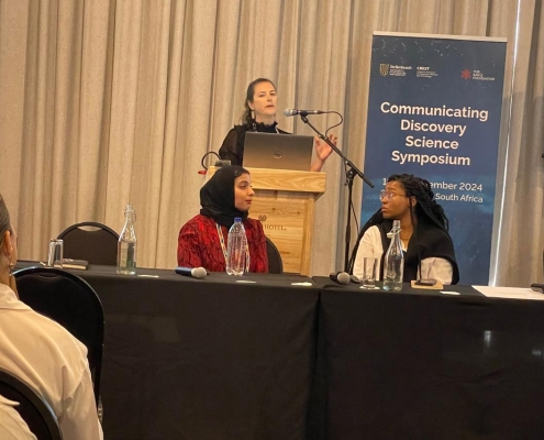 Jeanne Garbarino (The Rockefeller University, USA) presenting on The civic science movement – origins, evolution and future prospects, exploring the history and transformative potential of civic science in connecting researchers and society through inclusive and impactful engagement initiatives.